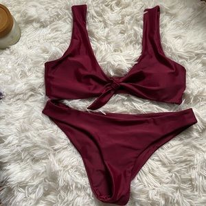 Zaful Maroon bikini